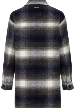 Camel Active Jacken*Kariertes Overshirt aus einem Baumwollmix night blue