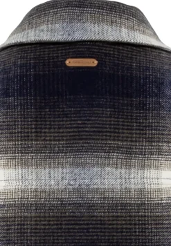 Camel Active Jacken*Kariertes Overshirt aus einem Baumwollmix night blue