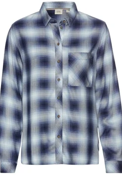 Camel Active Blusen*Karobluse aus reiner Viskose blue check