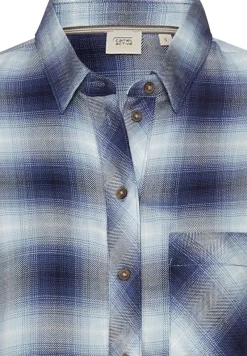 Camel Active Blusen*Karobluse aus reiner Viskose blue check