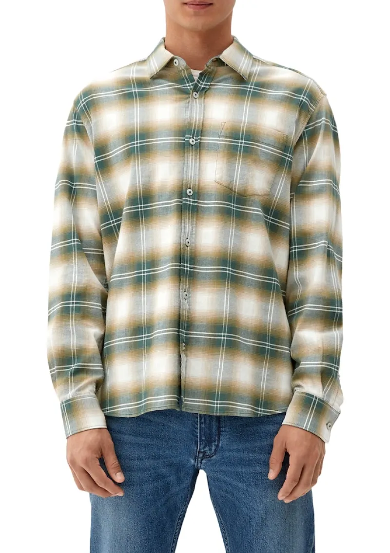 s.Oliver Hemden|Big Boys*Karohemd Beige