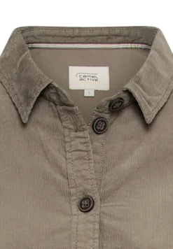 Camel Active Kleider*Kleid aus reiner Baumwolle shadow khaki