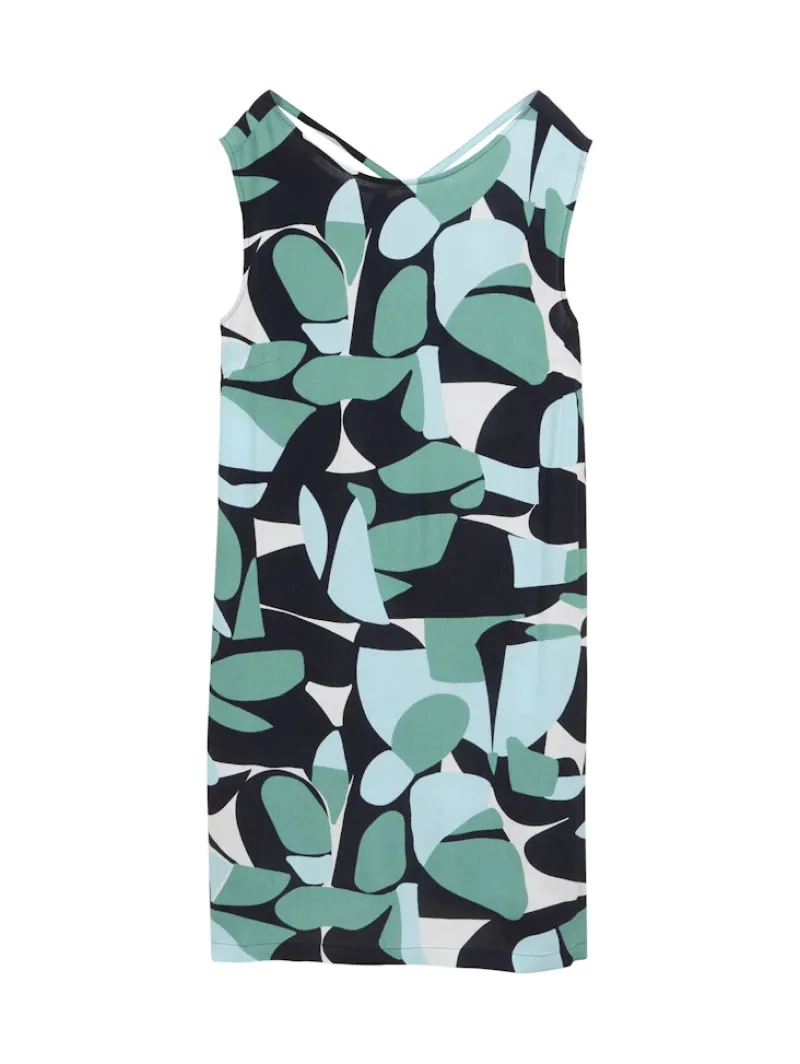 Tom Tailor Kleider*Kleid aus Viskose green dots and shapes design