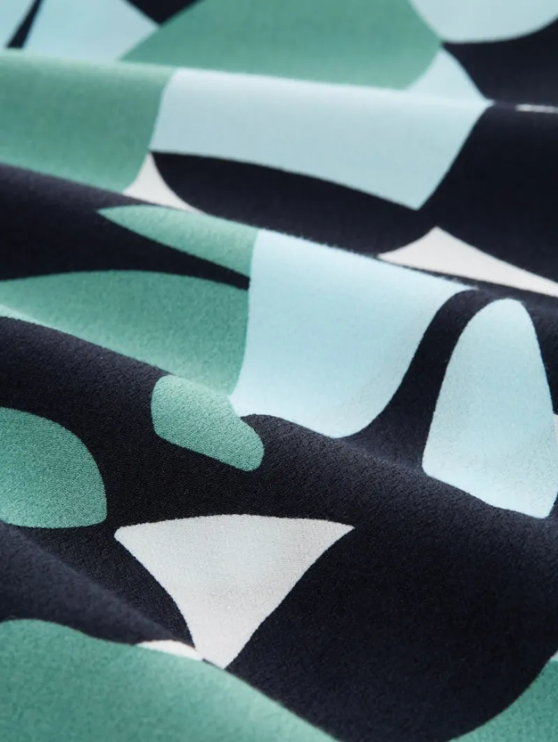 Tom Tailor Kleider*Kleid aus Viskose green dots and shapes design