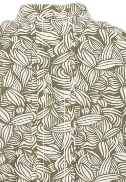 Camel Active Kleider*Kleid mit Allover-Print aus Baumwolle aop leaf print