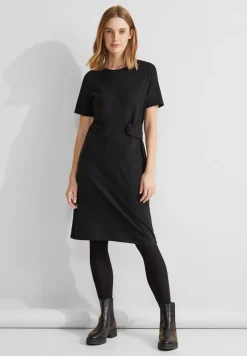 Street One Kleider*Kleid mit Knotendetail Black
