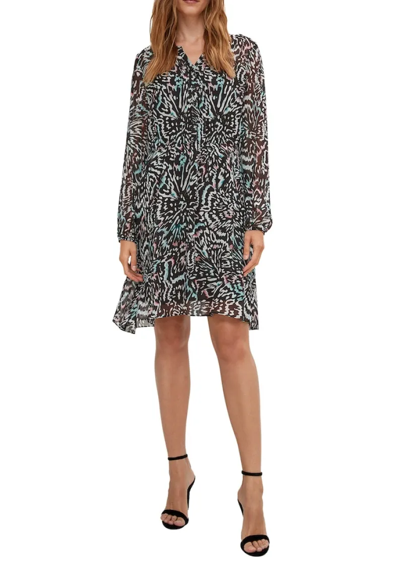 Comma Kleider*Kleid Schwarz