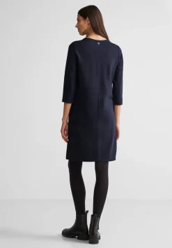 Street One Kleider*Knielanges Jerseykleid deep blue