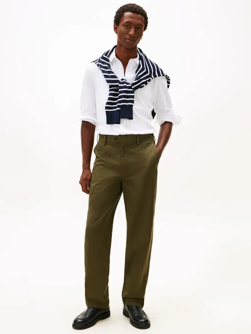 Tommy Hilfiger Pullover & Sweatshirts*KNIT PIQUE FEATHERWEIGHT SHIRT white