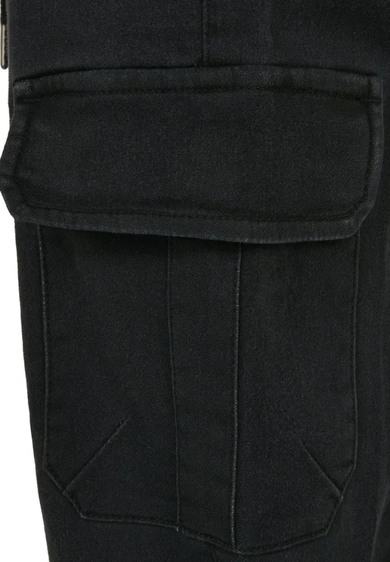 Urban Classics Hosen|Big Boys*Knitted Cargo Jogging Pants Black