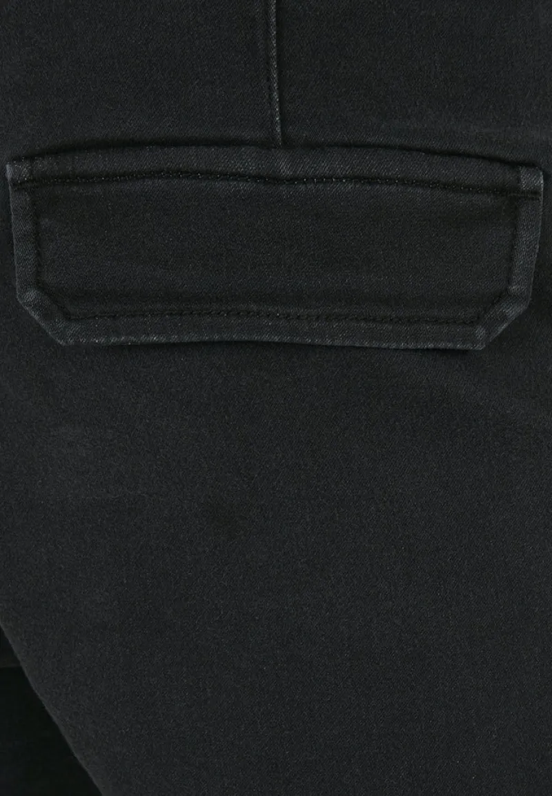 Urban Classics Hosen|Big Boys*Knitted Cargo Jogging Pants Black