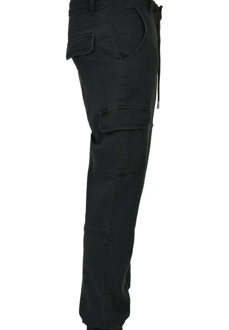 Urban Classics Hosen|Big Boys*Knitted Cargo Jogging Pants Black