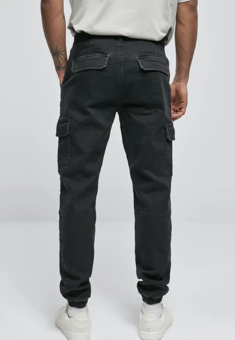 Urban Classics Hosen|Big Boys*Knitted Cargo Jogging Pants Black