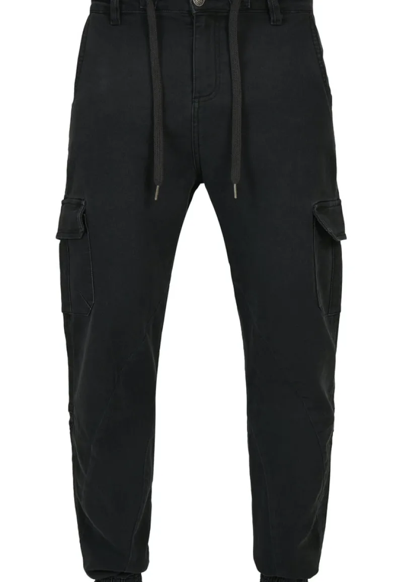 Urban Classics Hosen|Big Boys*Knitted Cargo Jogging Pants Black