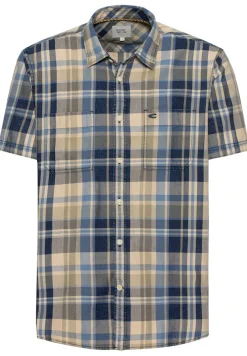 Camel Active Hemden|Big Boys*Kurzarm Hemd aus reiner Baumwolle night blue