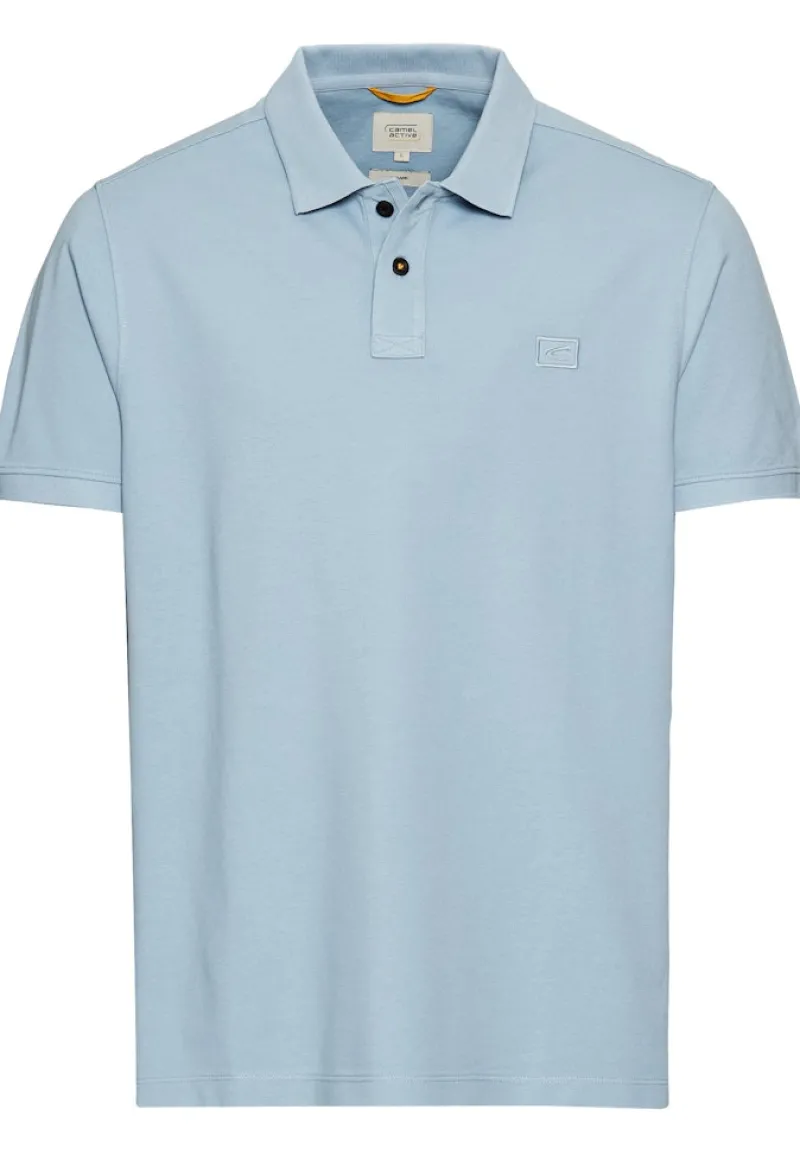 Camel Active Shirts|Big Boys*Kurzarm Poloshirt aus Baumwolle smoke blue