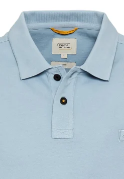 Camel Active Shirts|Big Boys*Kurzarm Poloshirt aus Baumwolle smoke blue