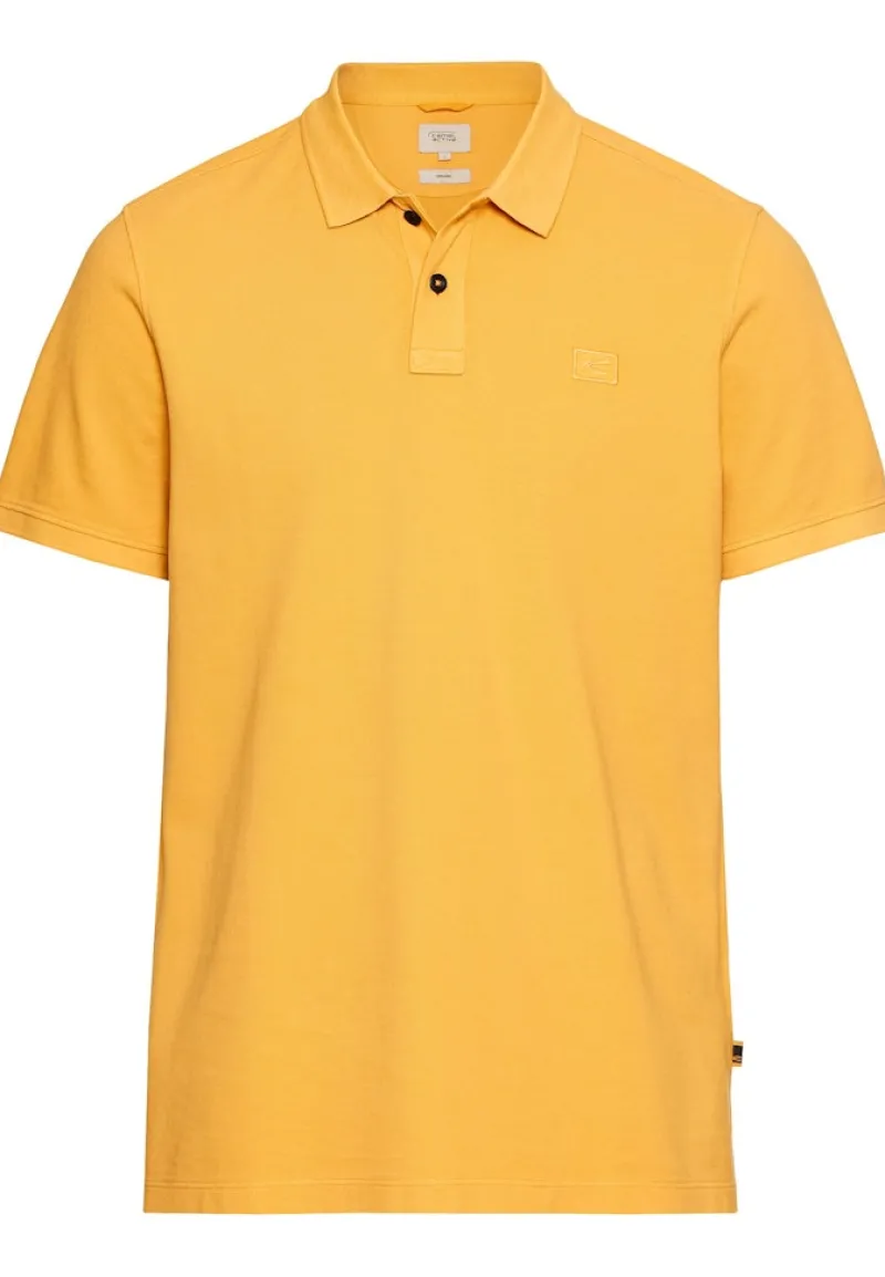 Camel Active Shirts|Big Boys*Kurzarm Poloshirt aus Baumwolle sunflower