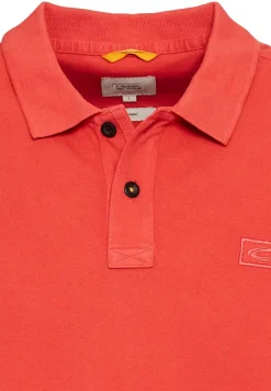 Camel Active Shirts|Big Boys*Kurzarm Poloshirt aus Baumwolle sunfaded red