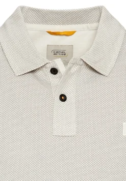 Camel Active Shirts|Big Boys*Kurzarm Poloshirt aus reiner Baumwolle ecru