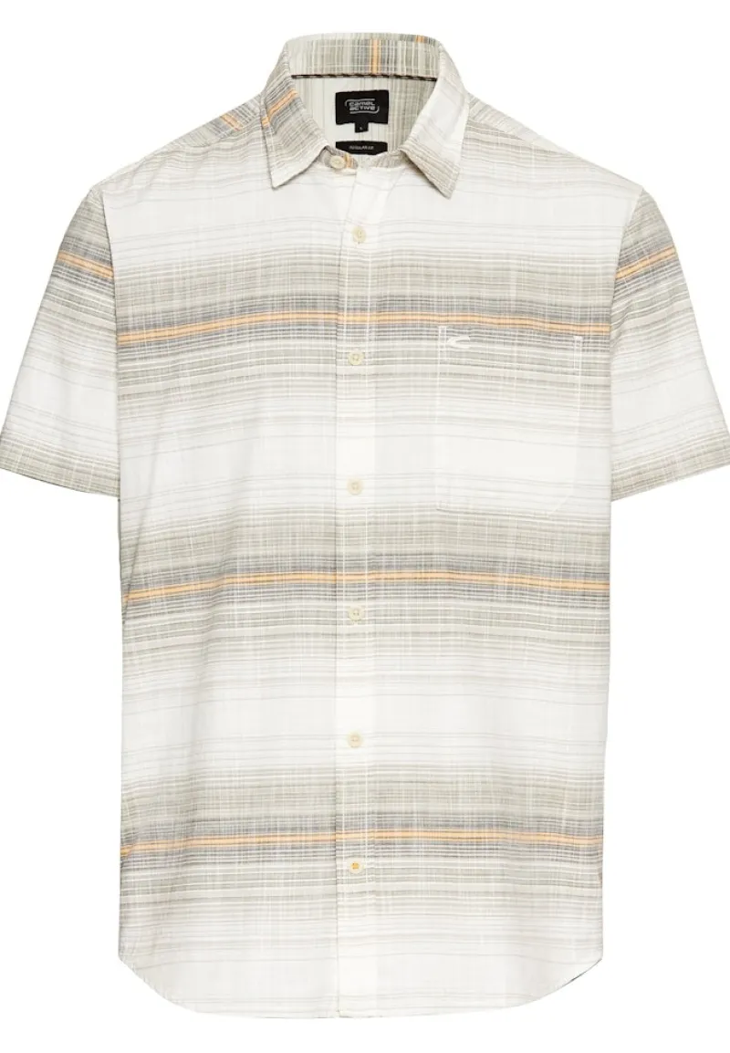 Camel Active Big Boys|Hemden*Kurzarmhemd aus Baumwolle mit Karomuster sunflower