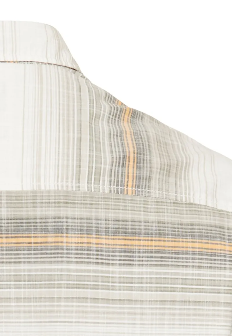 Camel Active Big Boys|Hemden*Kurzarmhemd aus Baumwolle mit Karomuster sunflower