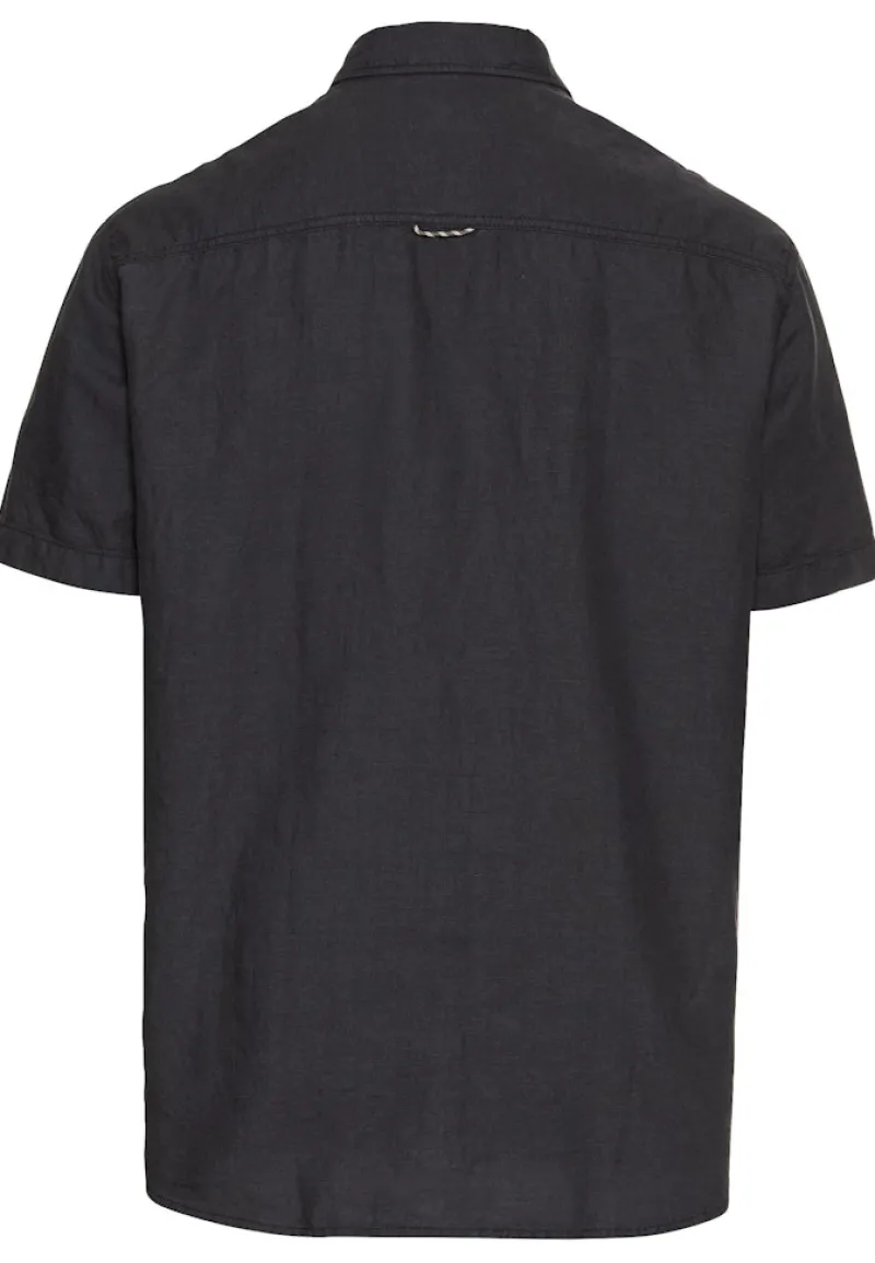 Camel Active Hemden|Big Boys*Kurzarmhemd aus einem Baumwoll-Leinenmix Dark Navy