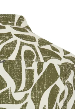 Camel Active Hemden|Big Boys*Kurzarm-Hemd aus Piqué-Baumwolle ecru