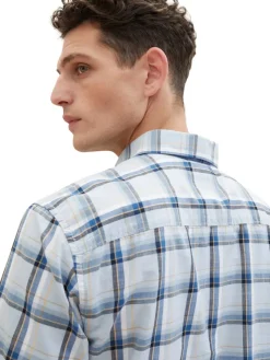 Tom Tailor Hemden|Big Boys*Kurzarmhemd mit Karomuster light blue multicolor check