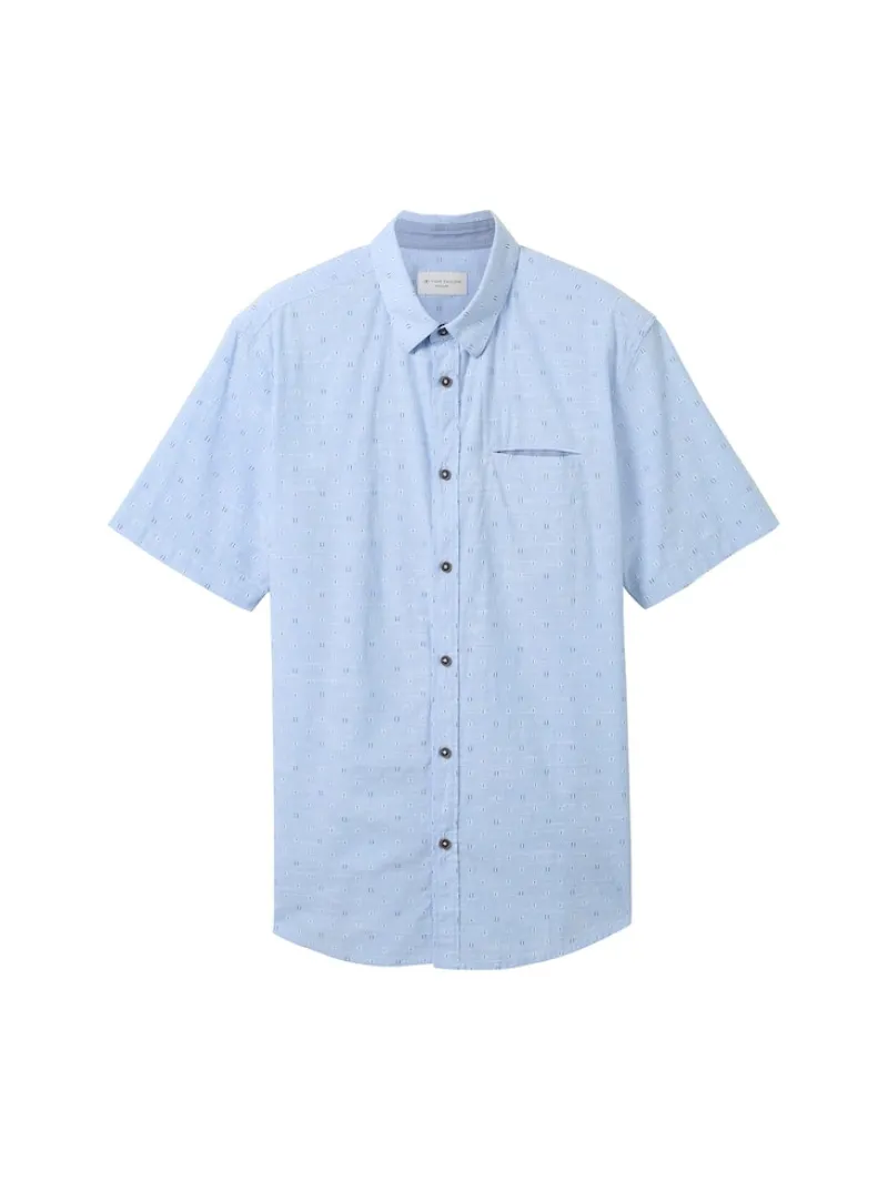 Tom Tailor Hemden|Big Boys*Kurzarmhemd mit Print light blue stripe design