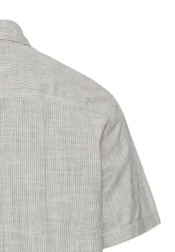 Camel Active Hemden|Big Boys*Kurzarmhemd mit Strukturmuster ecru