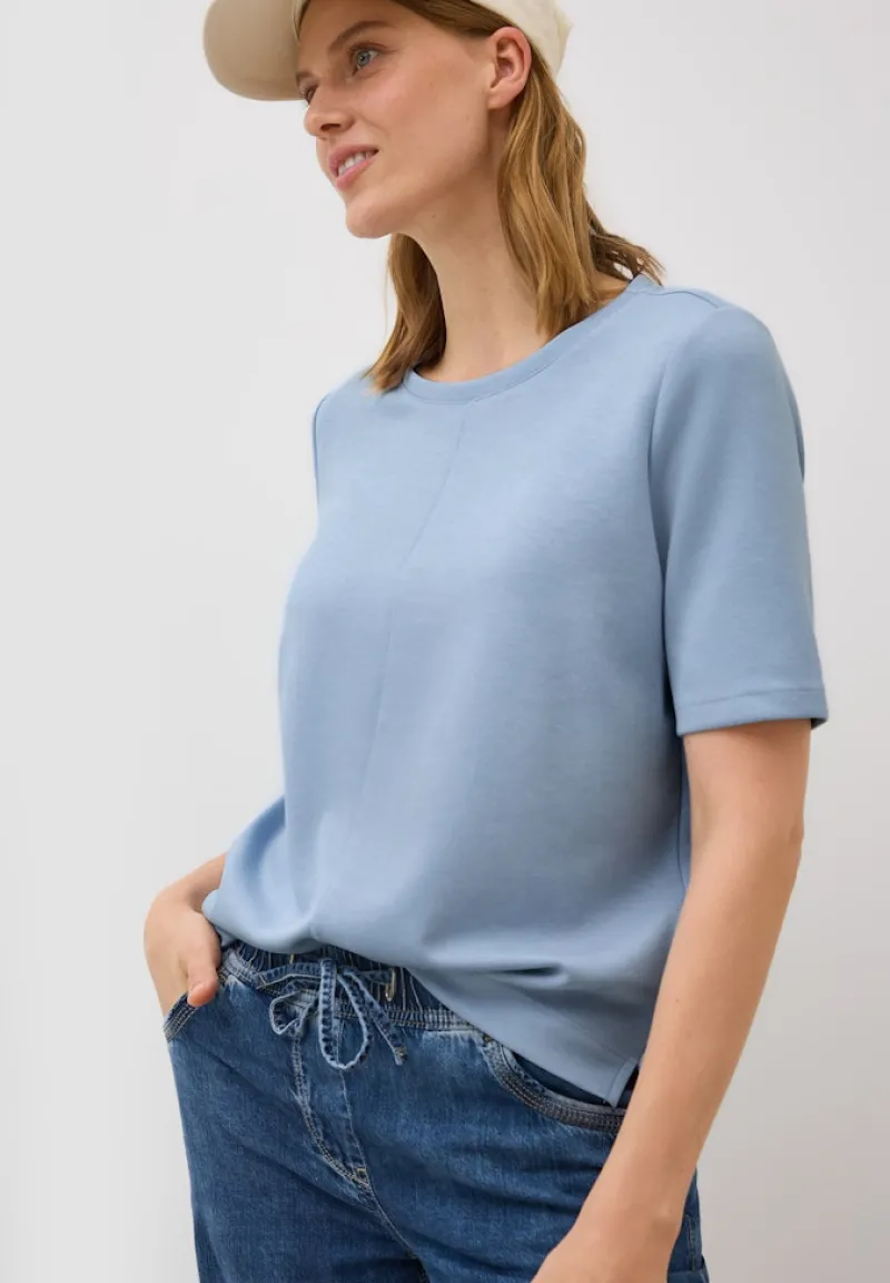 Cecil Pullover & Sweatshirts*Kurzarmsweatshirt mountain blue