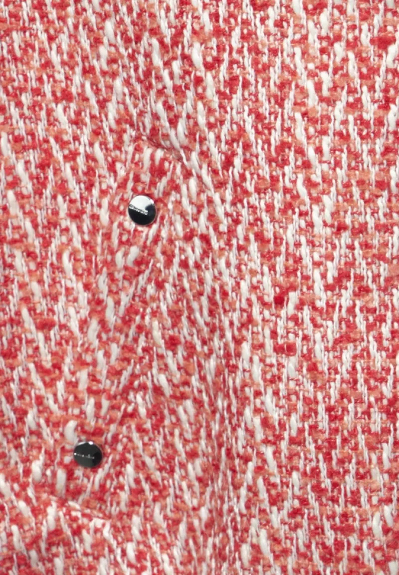 Street One Jacken*Kurze Bouclé-Jacke mandarin red