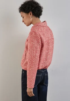 Street One Jacken*Kurze Bouclé-Jacke mandarin red