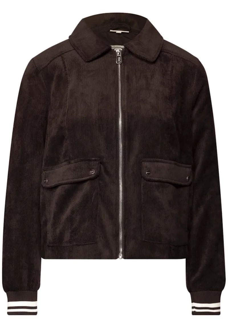 Street One Jacken*Kurze Cordjacke deep roast brown