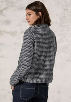 Cecil Jacken*Kurze Jaquard Jacke Black