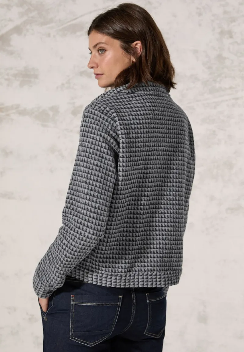 Cecil Jacken*Kurze Jaquard Jacke Black