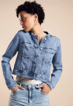 Street One Jacken*Kurze Jeansjacke light blue random wash