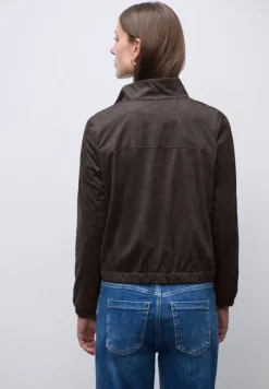 Street One Jacken*Kurze Velours Jacke deep roast brown