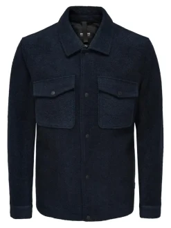 Only & Sons Jacken*Kurze Wolljacke Dex Dark Navy