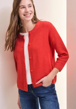 Cecil Pullover & Sweatshirts*Kurzer Cardigan juicy orange melange