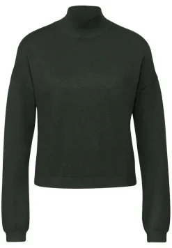 STREET ONE STUDIO Pullover & Sweatshirts*Kurzer Strickpullover oil green