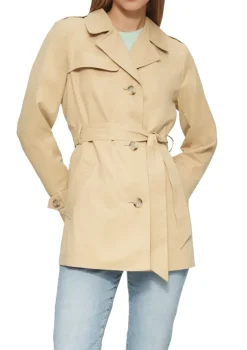 s.Oliver Jacken*Kurzer Trench mit Gürtel brown