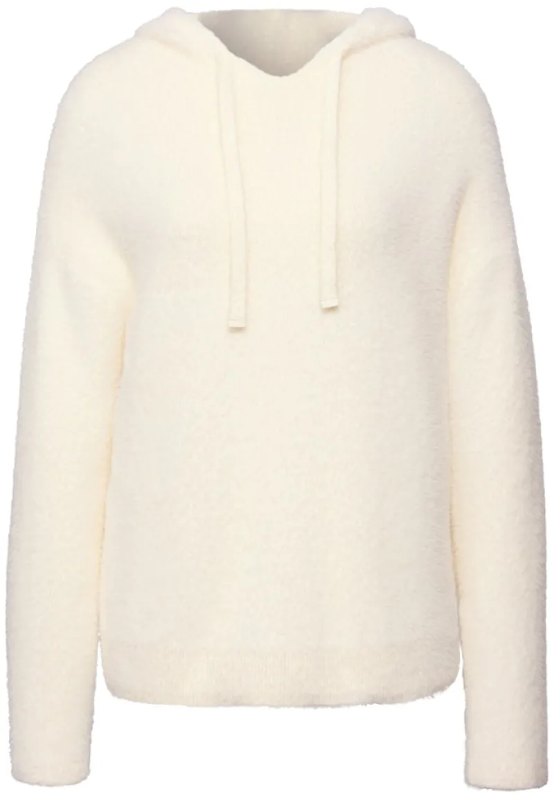 Street One Pullover & Sweatshirts*Kuscheliger Kapuzenpullover soft beige