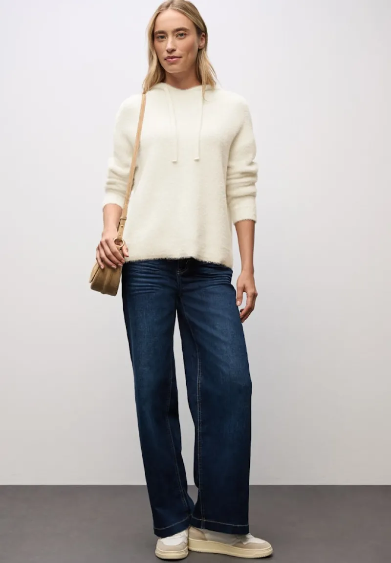 Street One Pullover & Sweatshirts*Kuscheliger Kapuzenpullover soft beige