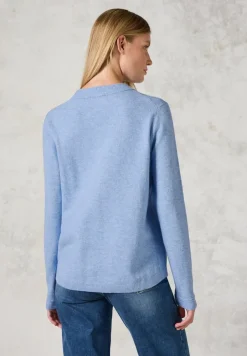 Cecil Pullover & Sweatshirts*Kuscheliger Pullover whisper blue melange