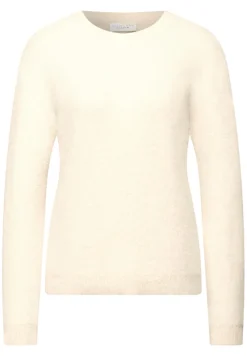 STREET ONE STUDIO Pullover & Sweatshirts*Kuscheliger Rundhalspullover soft beige