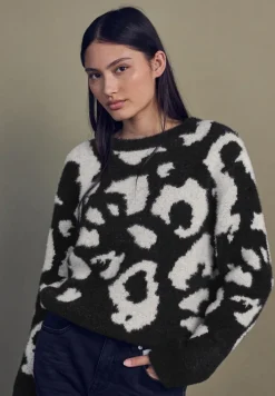 STREET ONE STUDIO Pullover & Sweatshirts*Kuscheliger Rundhalspullover Black