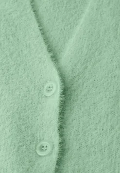 Street One Pullover & Sweatshirts*Kuscheliger V-Neck Cardigan serene green