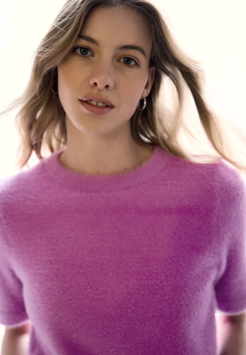 STREET ONE STUDIO Shirts*Kuscheliges Basic Shirt floral pink